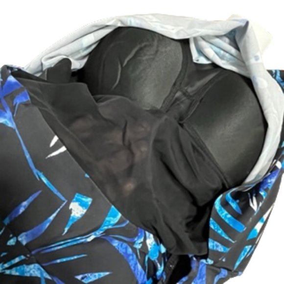 SWIMSUITS FOR ALL Sarong Front One-Piece Swimsuit NWT Size 22 - Picture 13 of 14